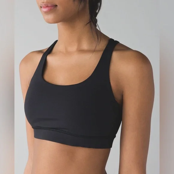 Lululemon Energy Bra • Black • Size 6 - Picture 1 of 7
